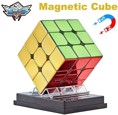 Cyclone-Boys 3x3 Magnetic Cube Metallic Shiny Mirror Reflective 2x2 3x3 4x4 • $12.43