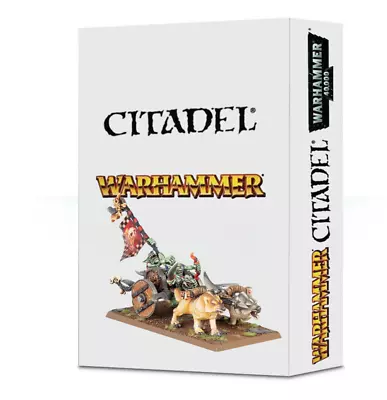 Warhammer The Old World - Orc And Goblin Tribes Goblin Wolf Chariot - Metal NEW • $55