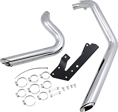 VH Shortshots Staggered Exhaust Pipe System Chrome HD Sportster 1200 Low 06-11 • $549.99