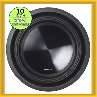 Alpine SWT-10S4 10 Inch Truck Subwoofer With 4 OHM Voice Coil 350 Watts RMS • $169.95