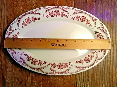 Sterling Vitrified China Restaurant Ware Floral Platter East Liverpool Ohio USA • $11.70