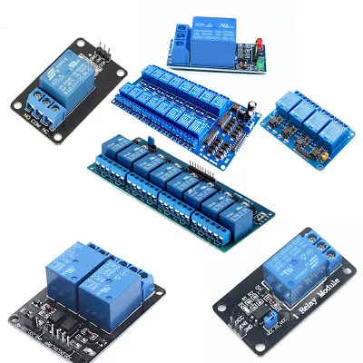 $7.76 • Buy 1 2 4 8 16 Channel Relay Module 5V Optocoupler LED For Arduino PiC ARM AVR