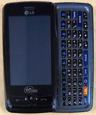 LG Rumor Touch VM510 - Black ( Virgin Mobile ) Cellular Keyboard Phone - No Back • $16.99