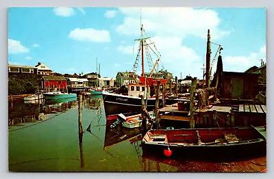 Quaint Menemsha Harbor Marthas Vineyard Massachusetts P780 • $7.19