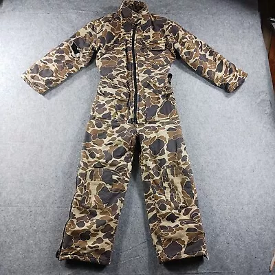 Winchester Hunting Coveralls Mens Large Conceal Duck Camouflage Insulated Camo • $25