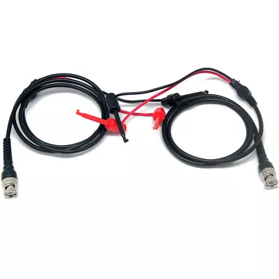 2pcs BNC To Mini Grabber Test Clips 80cm Test Lead For Multimeter • $15.80