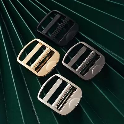 5pcs 20/25/32mm Metal Ladder Lock Belt Buckles  DIY Tactical Backpack Straps • £3.98