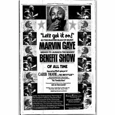 281250 Marvin Gaye Benifit Pop Soul Music Singer Star Album PRINT POSTER • $8.95