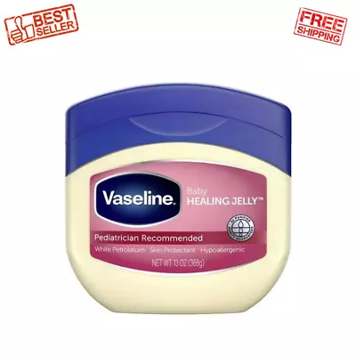 Vaseline Petroleum Jelly Baby Skincare Protective & Pure 13 Oz Free Shipping • $6.99