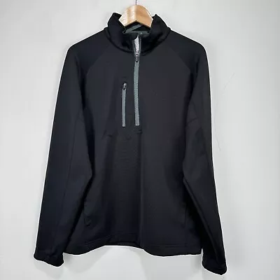 Zero Restriction Tour Series Quarter Zip Pullover Men Medium Black Performance • $24.89