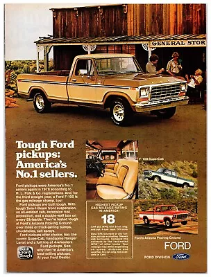 1978 Ford F-Series Pickup Trucks - Original Magazine Print Advertisement • $4.80