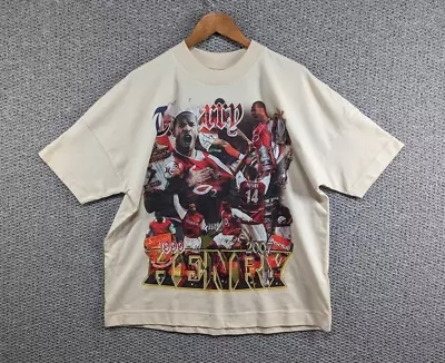 Greazy Tees Thierry Henry Limited Edition Loud Graphic Print T-shirt Oversized M • £72.50