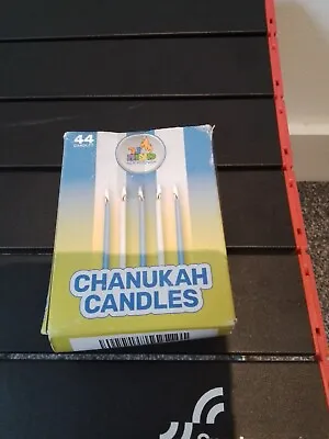 Chanukah Candles Blue And White 44 Pack • £4