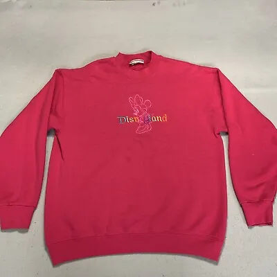 Vintage Disneyland Minnie Mouse Sweatshirt Crewneck Made In Usa Size Large • $15