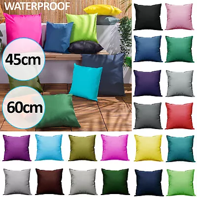 Indoor Outdoor Waterproof Garden Sofa Decor Furniture UK Pad Cushion With Covers • £5.69