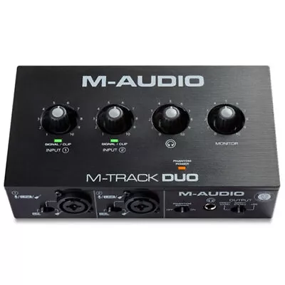 M-Audio M-Track Duo 2-Channel Portable Recording Interface For Mac/Desktop PC • $119