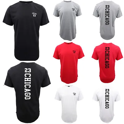 Men's Short Sleeve Active Sports Gym T Shirts Top Chicago 23 Michael Jordan Tee • £10.59