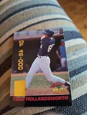 Todd Hollandsworth 1994 Signature Rookies Top 10 Prospects #14 1 Of 45000 • $0.99