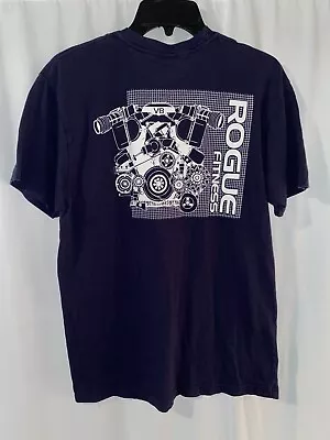 $24 • Buy Rogue Fitness V8 Engine Navy Blue T Shirt Medium
