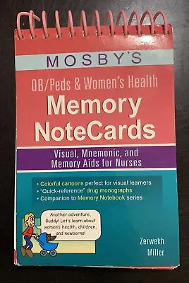 Mosby's Ob/Peds & Women's Health Memory Notecards: Visual Mnemonic And... • $17.99