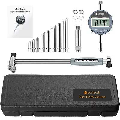 Neoteck Digital Dial Bore Gauge 2-6 /0.0005  Deep Engine Measuring Cylinder+Case • $76.95