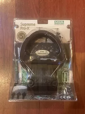 MSA Supreme Pro-X Headband Ear Protection Muffs Gel Seals Fitted Sordin SWEDEN • $249.95