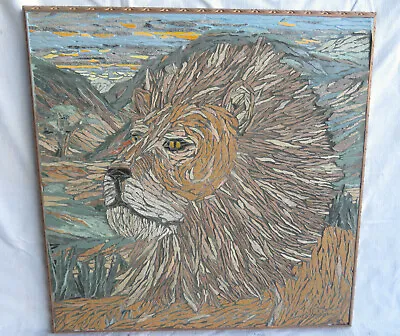One Of A Kind 24x24 Leo The Lion Tile Mosaic From Artist Signed • $1100