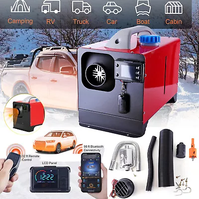 5KW 12V Diesel Air Heater All In One LCD Thermostat Boat Motorhome Truck Trailer • $54.04