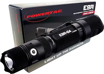 Powertac E9R G4 2550 Lumen USB Rechargeable LED Flashlight W/ Hard Shell Holster • $129.95