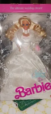 1989 Wedding Fantasy Barbie “The Ultimate Wedding Dream” • $40