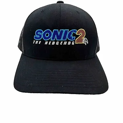 Sonic The Hedgehog 2 Movie CREW HAT SNAPBACK Trucker RARE! • $85