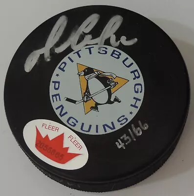 Mario Lemieux Signed / Autographed Puck #d 43/66 2001 Fleer Legacy & Psa/dna • $499.99