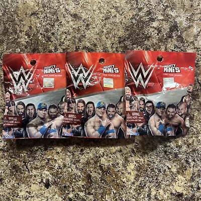WWE Wrestling 2015 Mighty Mini's Series 1 Blind Bags (Lot Of 3) New Rare • $7.99