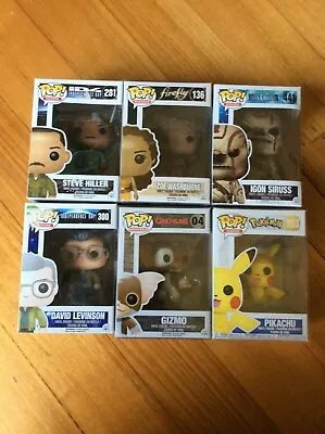 Pop Vinyl Zoe Washburne Pikachu Gizmo Independance Day Valerian • $9.99