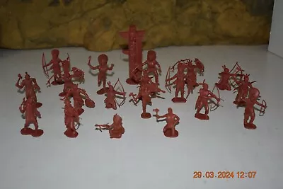 Vintage Marx Custer's Last Stand Playset Reddish Brown Native Americans • $7.50