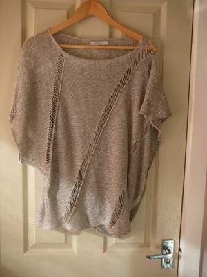 £28 • Buy Crea Concept Sz 40 Quirky Linen  Summer Top 12-14-16 Uk