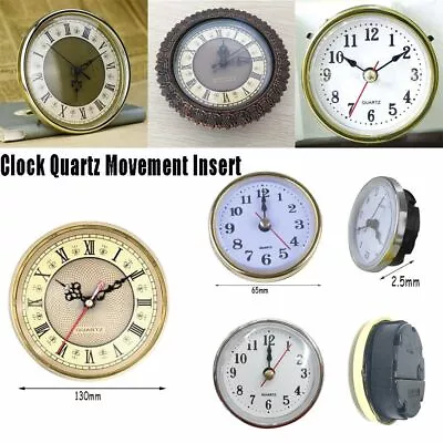 Clock Movement Insert Quartz Mechanism Roman Numeral Repair Replacement Tools • $11.25