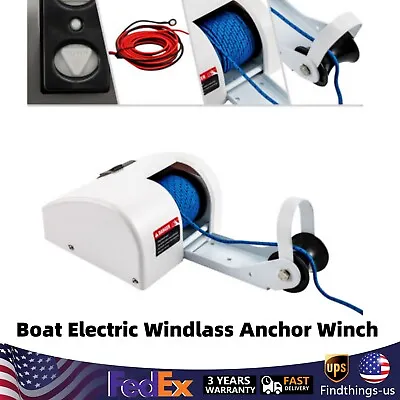 Electric Windlass Anchor Winch With Wireless Remote Controlled For Marine Boat • $168