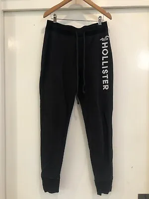 $25 • Buy Hollister Women’s Black Drawstring Soft Tracksuit Pants Size S