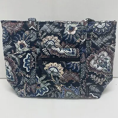 Vera Bradley Small Vera Tote In Java Navy Camo NWT • $64.99