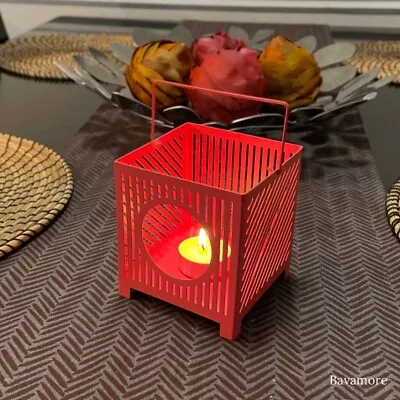 $11.99 • Buy IKEA BEMANNA Lantern For Tealight, Pink, 4  BRAND NEW-