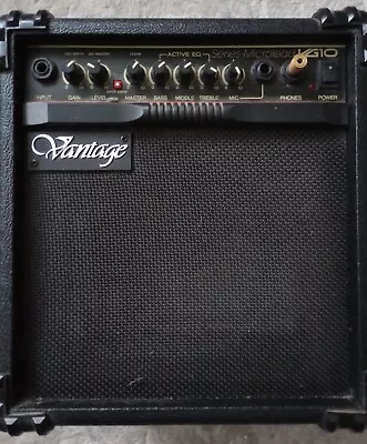 Vintage Vantage Series-Microlead VG10 Guitar Amplifier - Black With Lead • £20