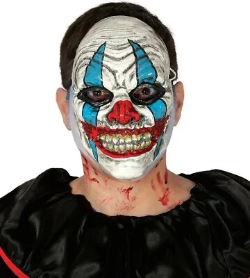 Scary Clown Mask Halloween Fancy Dress Kids Adult Boys Mens Killer Evil Plastic • £8.99