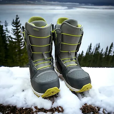Burton Imperial Imprint 3 Snowboard Boots Grey/Green UK8 Very Good Condition • £119.50