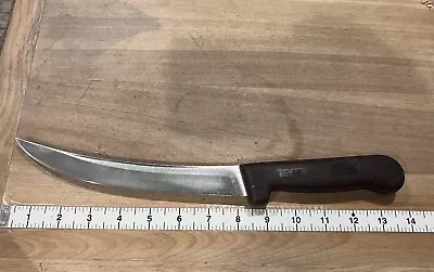 $42 • Buy RARE Vintage Chicago Cutlery S48 Curved Scimitar Breaking Knife Plastic Handle