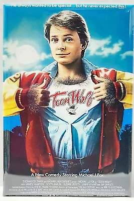 Teen Wolf MAGNET 2 X3  Refrigerator Locker Movie Poster Vintage • $6.95