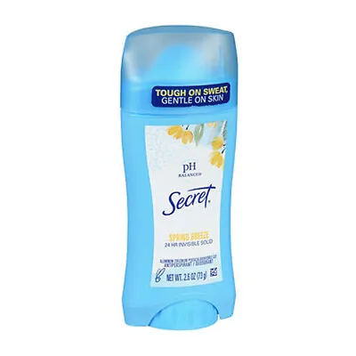 £17.12 • Buy Secret Anti-Perspirant Deodorant Invisible Solid Spring