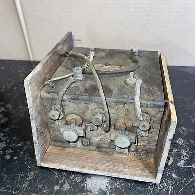 $325 • Buy Antique National Coil Dual C22 Wooden Buzz Coil Ignition Automobile Tractor 