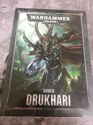 Warhammer 40k Drukhari Codex 8th Edition Dark Eldar - New & Sealed • $42.32