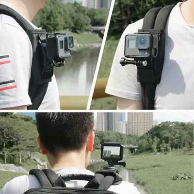 $12.98 • Buy For GoPro Hero 6 5 4 3+ Camera Quick Release Strap Mount Shoulder Backpack Hold